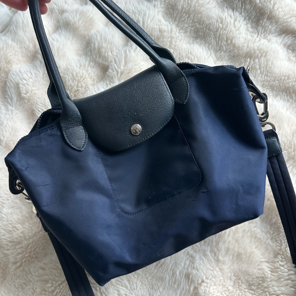 Longchamp Navy Blue Crossbody Bag